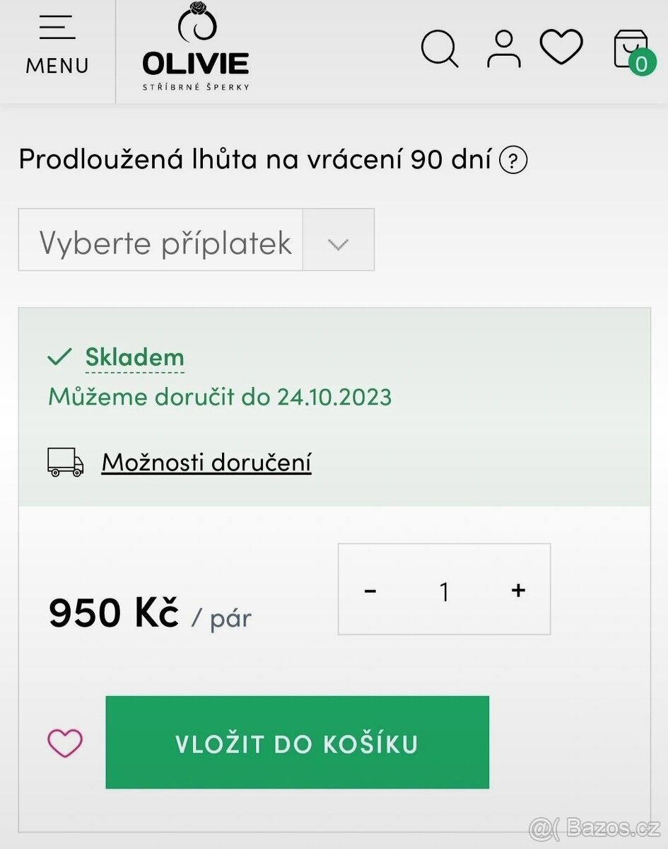 Nové náušnice olivie - 5