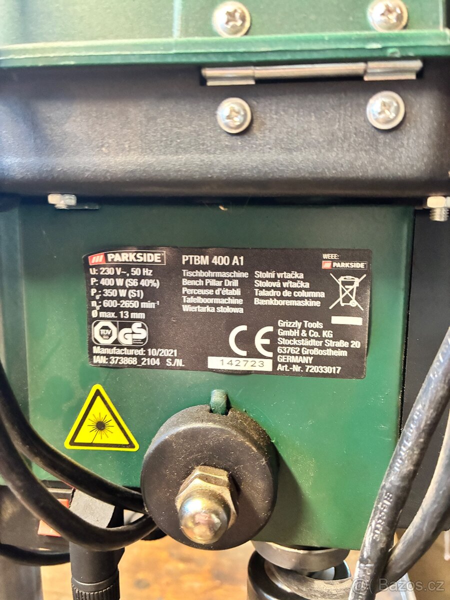 Stolní vrtačka Parkside - 5