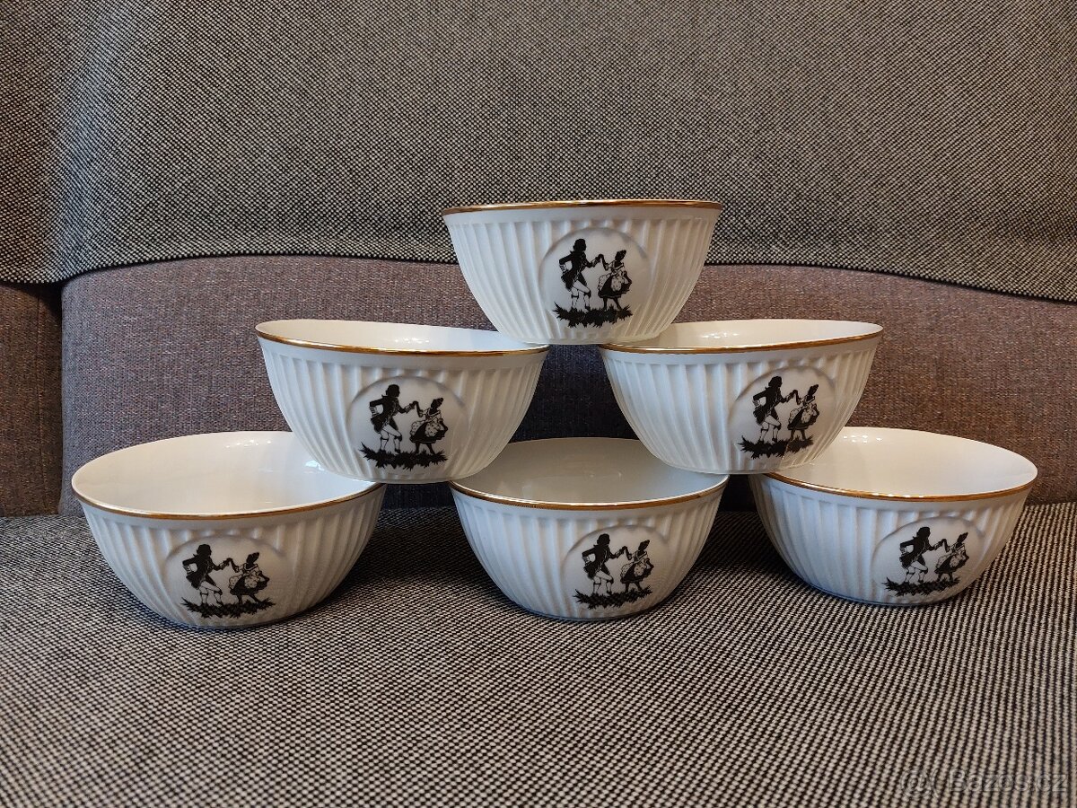 porcelánové misky, sada 6.ks - 5