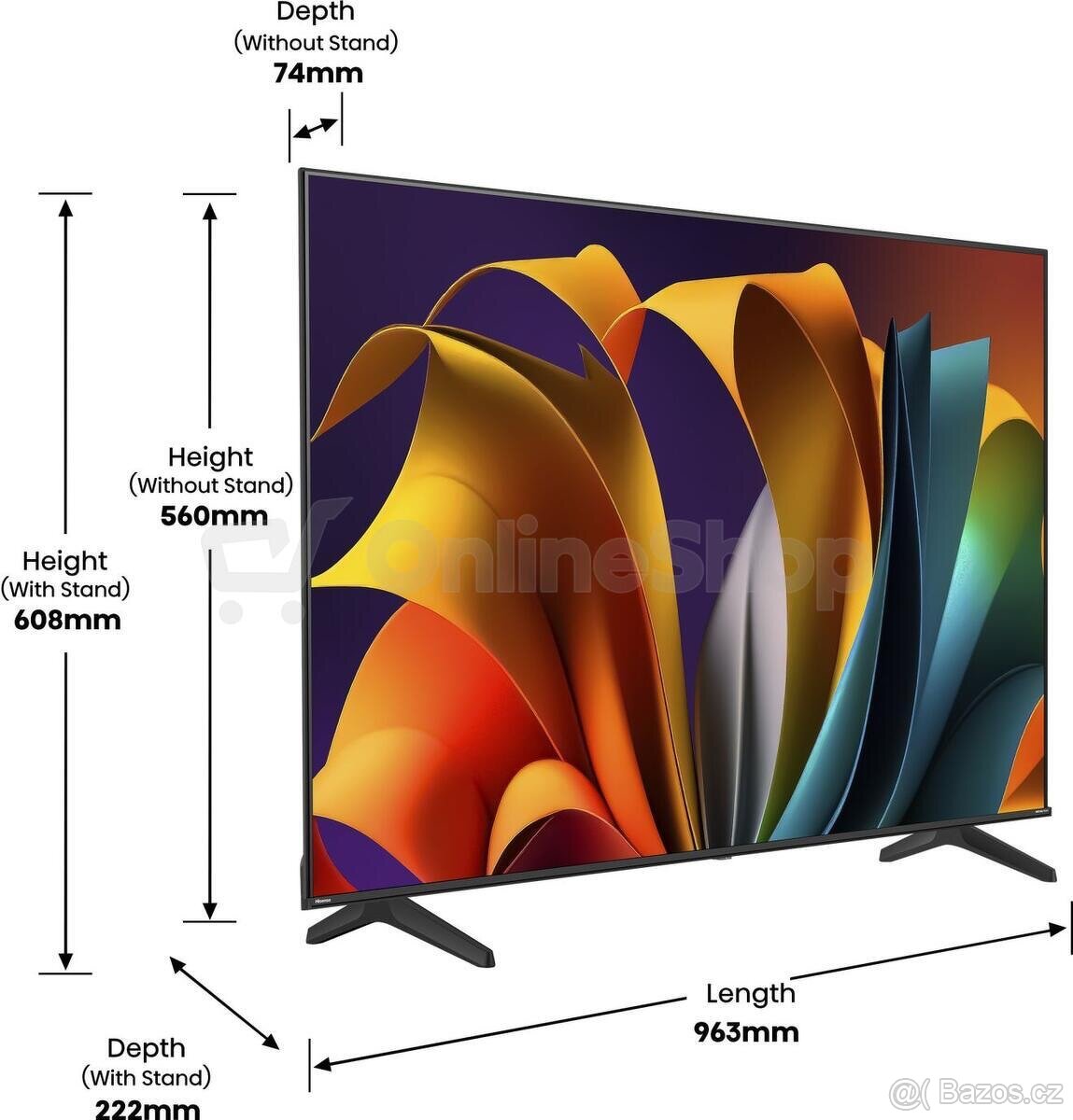 Nová smart televize Hisense 43A6N s zárukou - 5