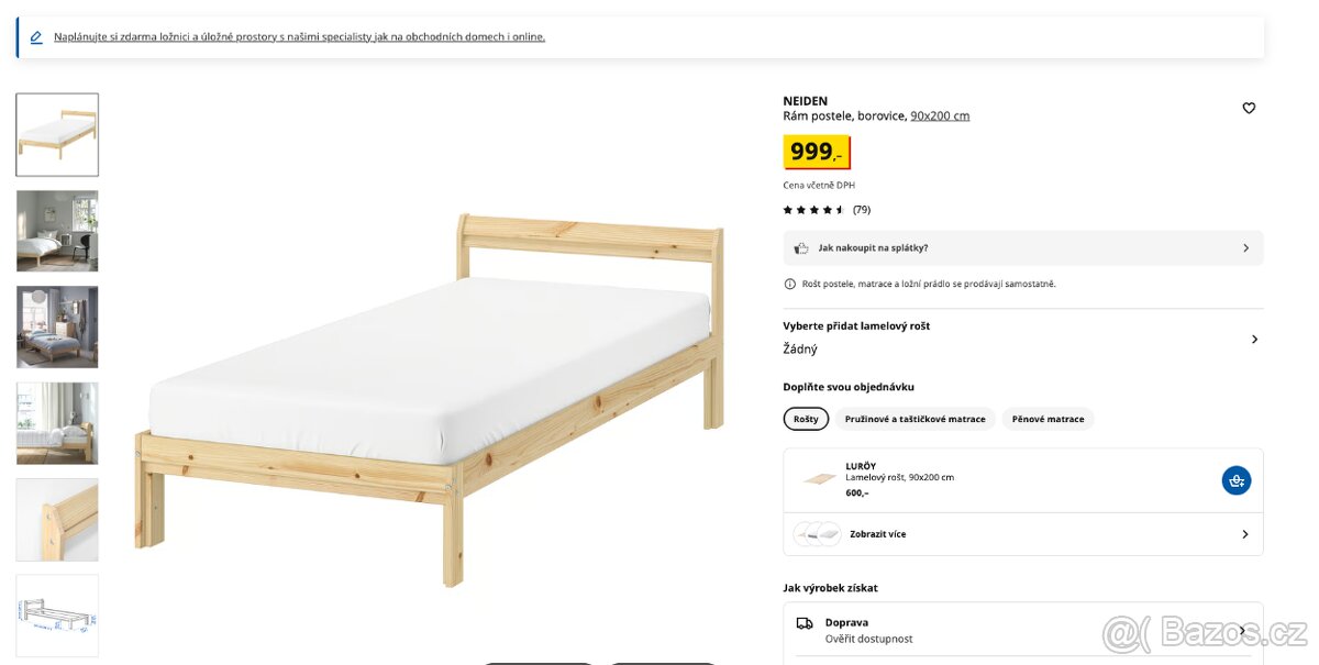 postel Ikea NEIDEN (90x200) - 5