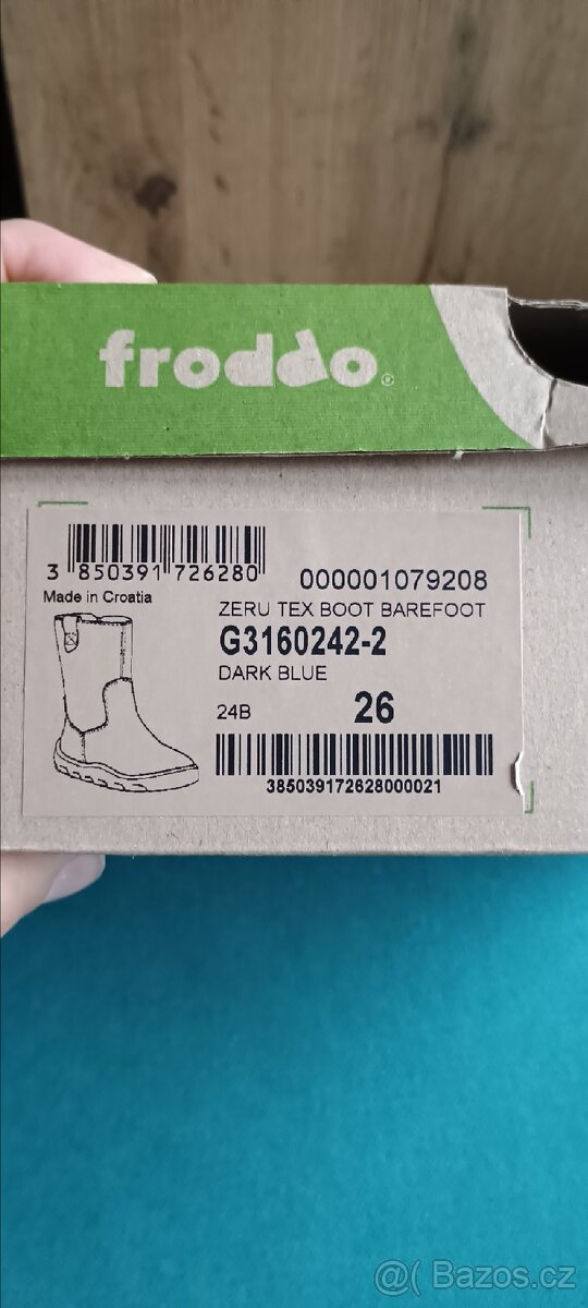 Zimní froddo Barefoot zeru TeX vel.26 - 5