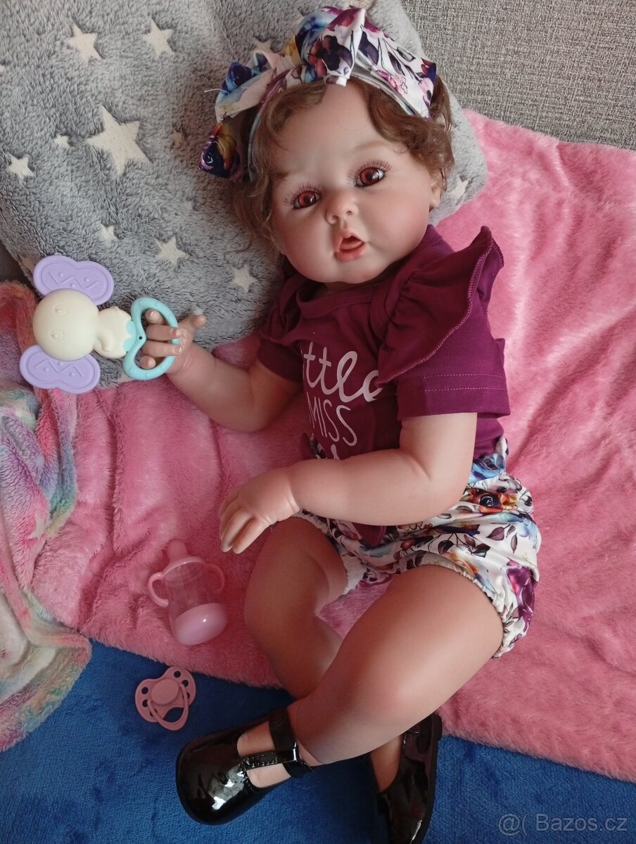 Realistická Reborn panenka batole 65 cm - 5