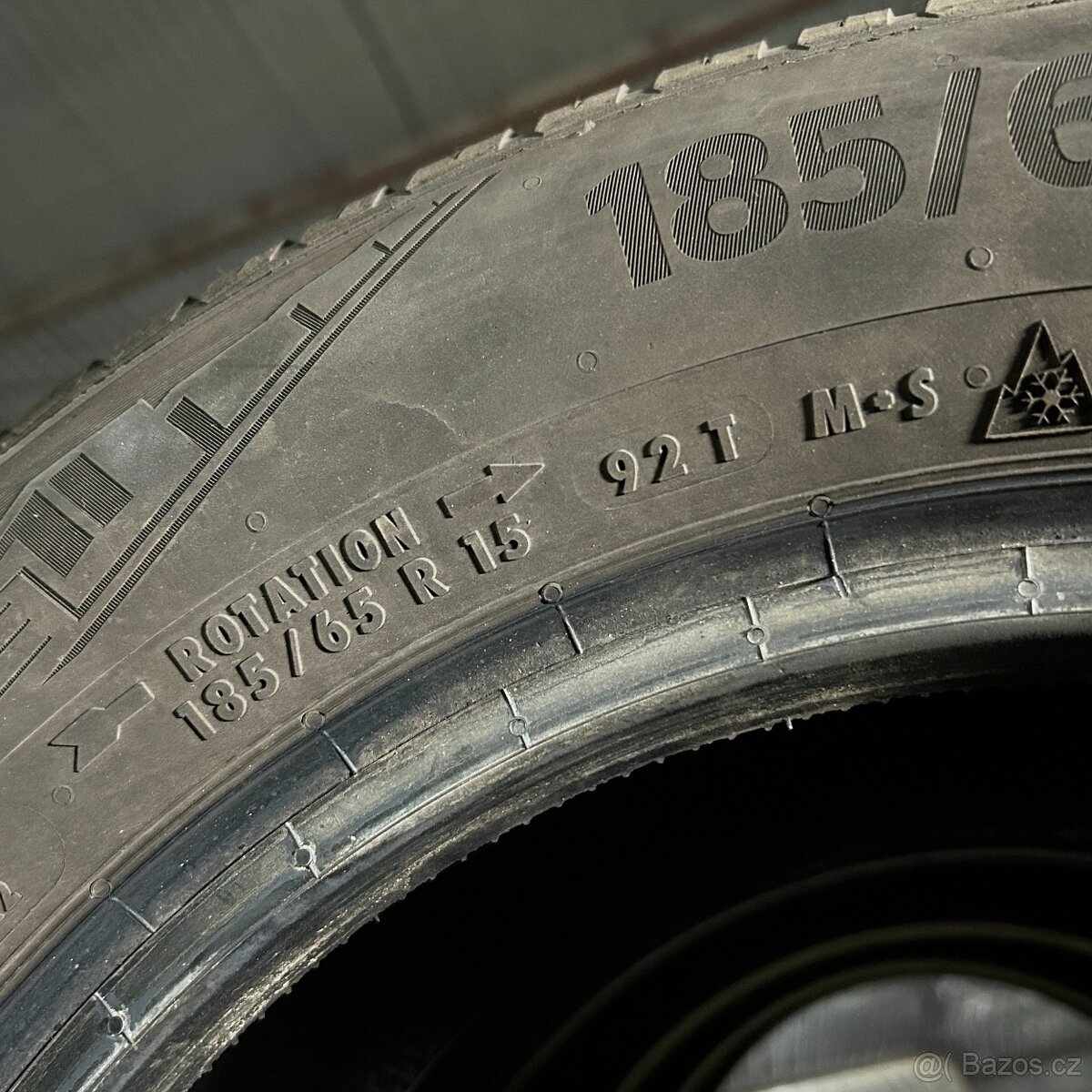 Zimní pneu 185/65 R15 92T XL Continental 5,5-6mm - 5