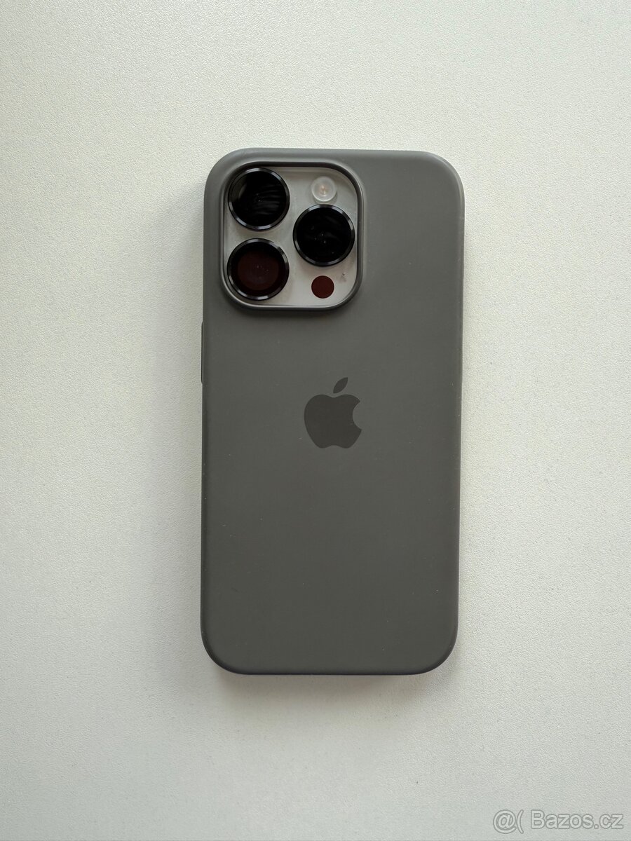 Apple iPhone 15 Pro 128GB Bílý titan TOP STAV - 5