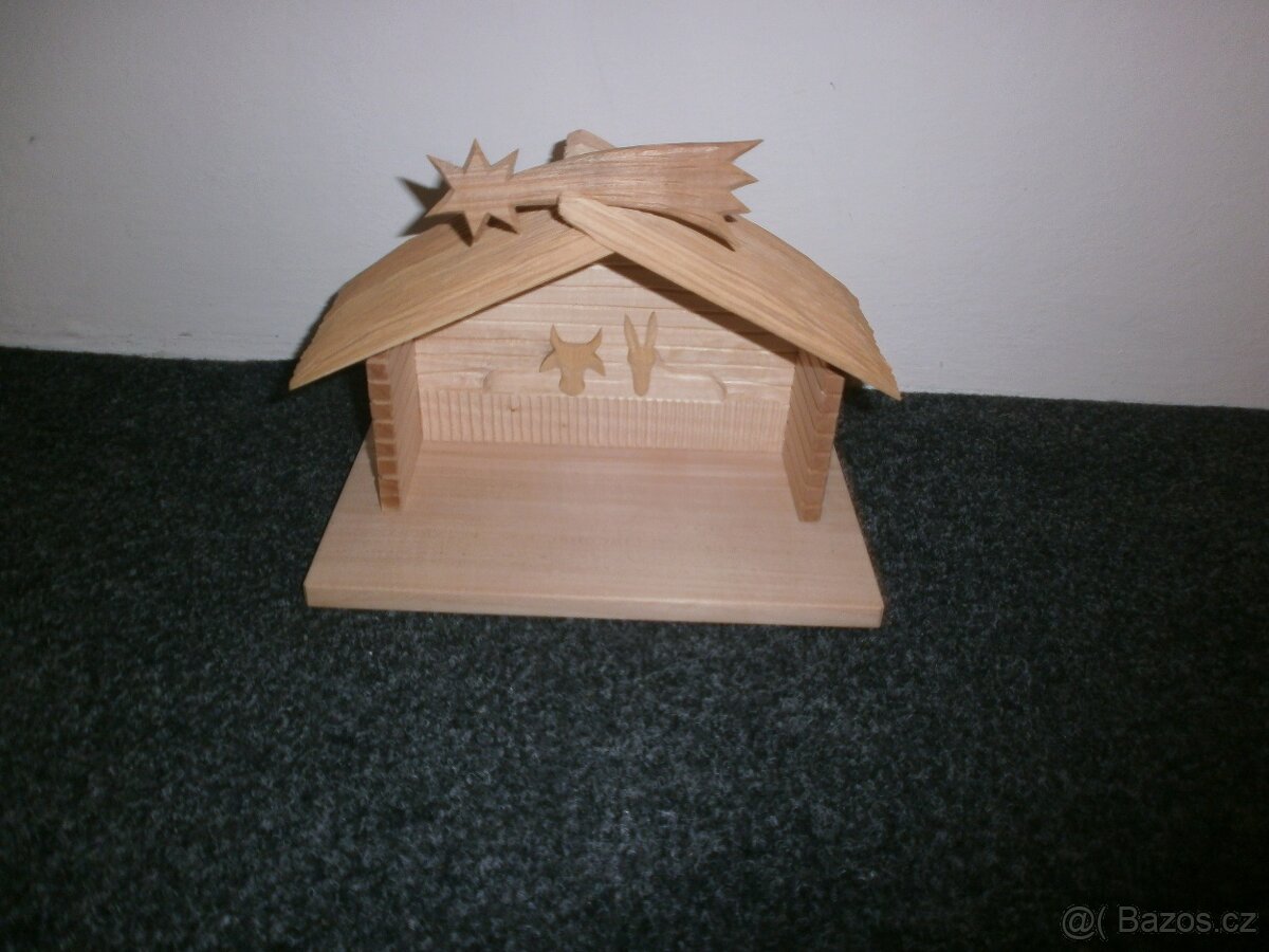 Ručně vyřezávaný český betlém 14a1 - 5