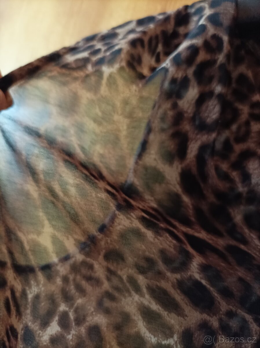 Leopardi bluzicka bez rukávů - 5