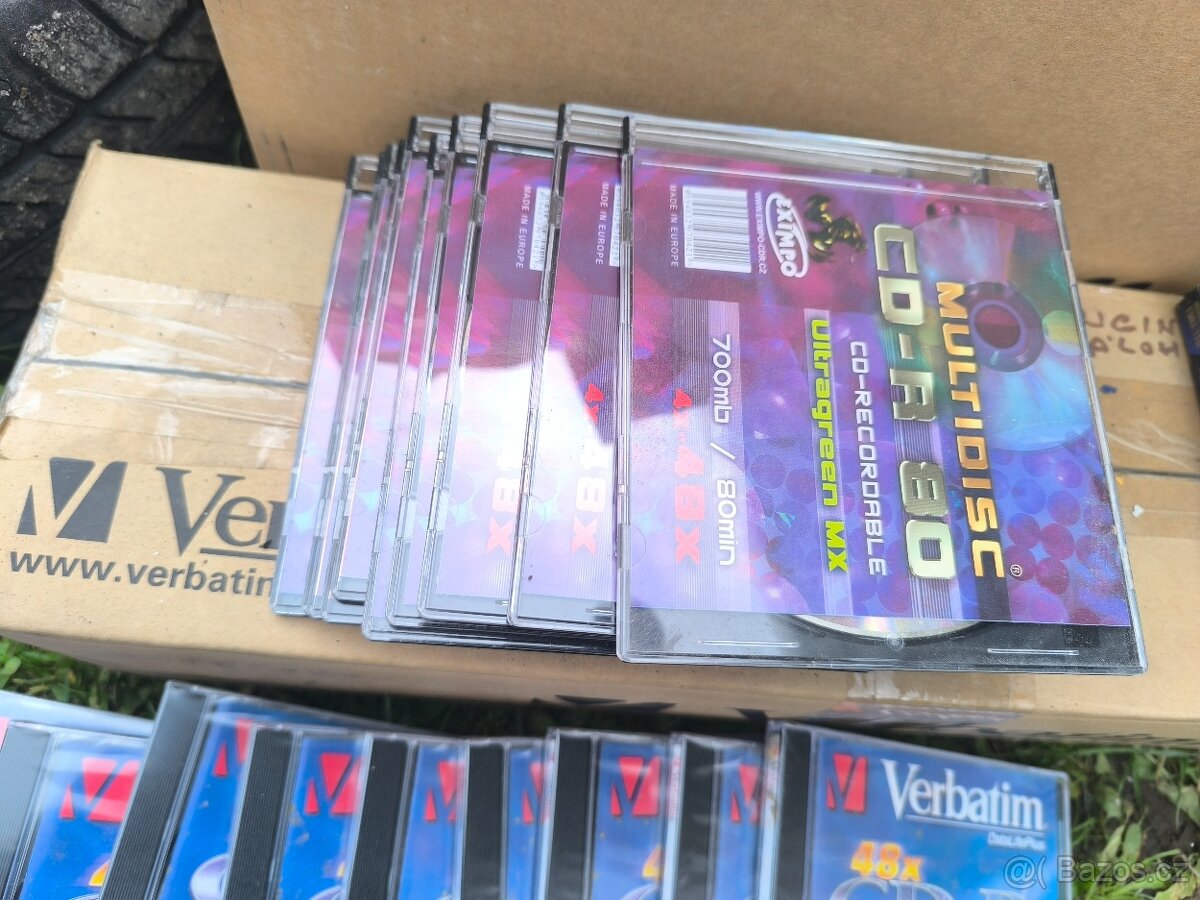 20 kusů CD-R Slim - 5