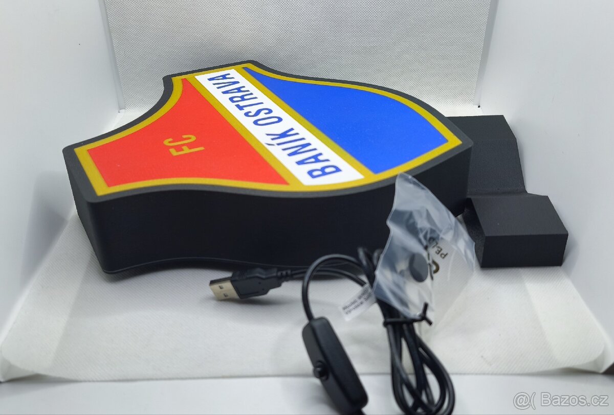 Prodám nové logo FC Baník Ostrava s podsvětlením - 5