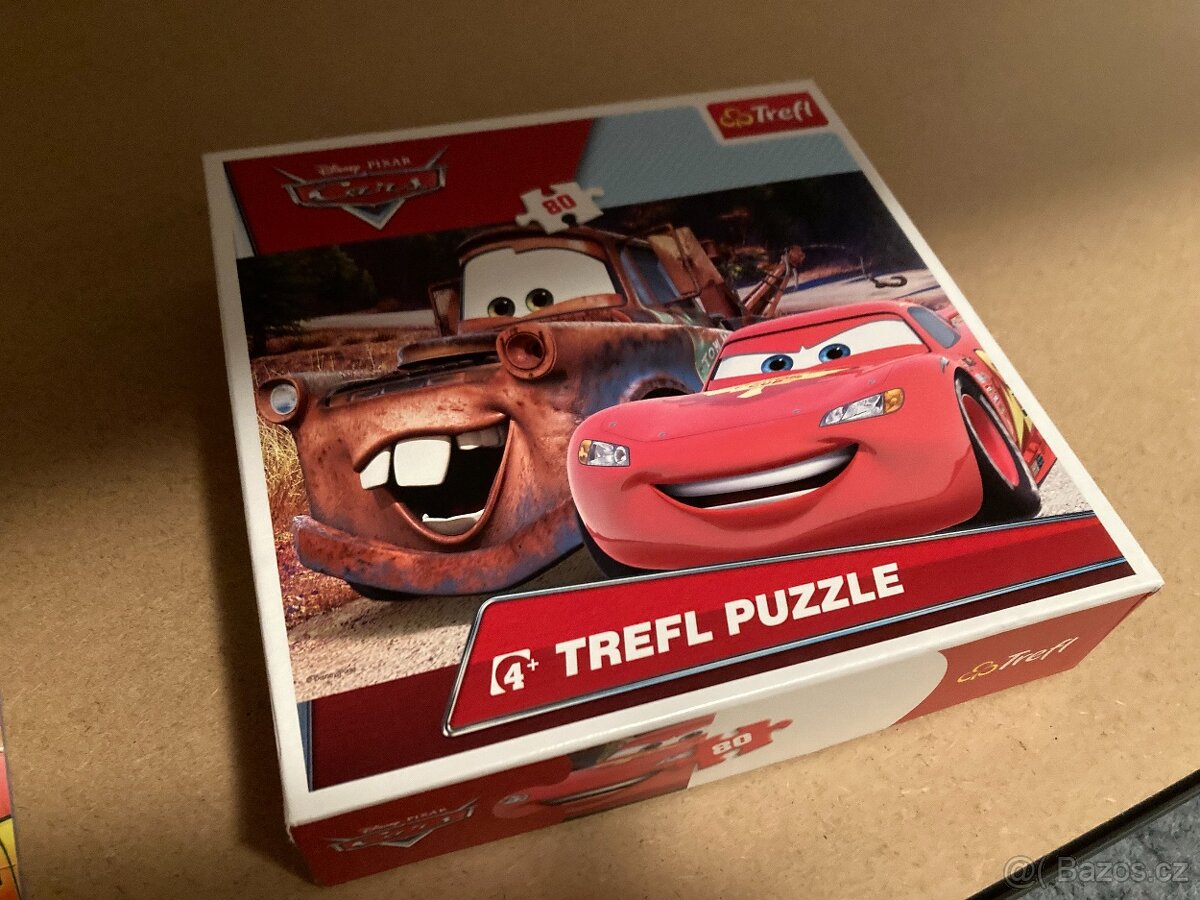 3x Puzzle Blesk McQueen + dárky - cena celkem - 5