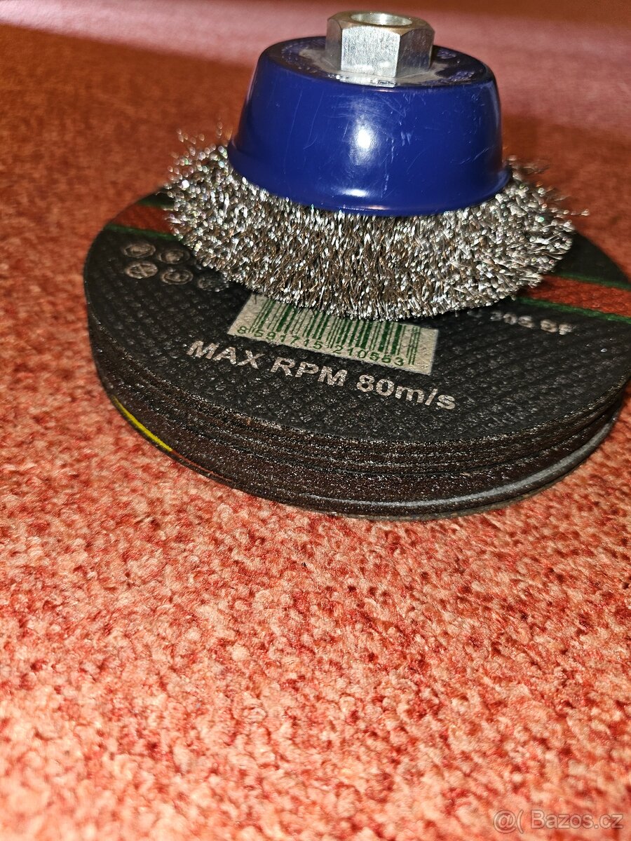 Kotouče a kartáč flexa / úhlová bruska 180mm za 199,-Kč - 5