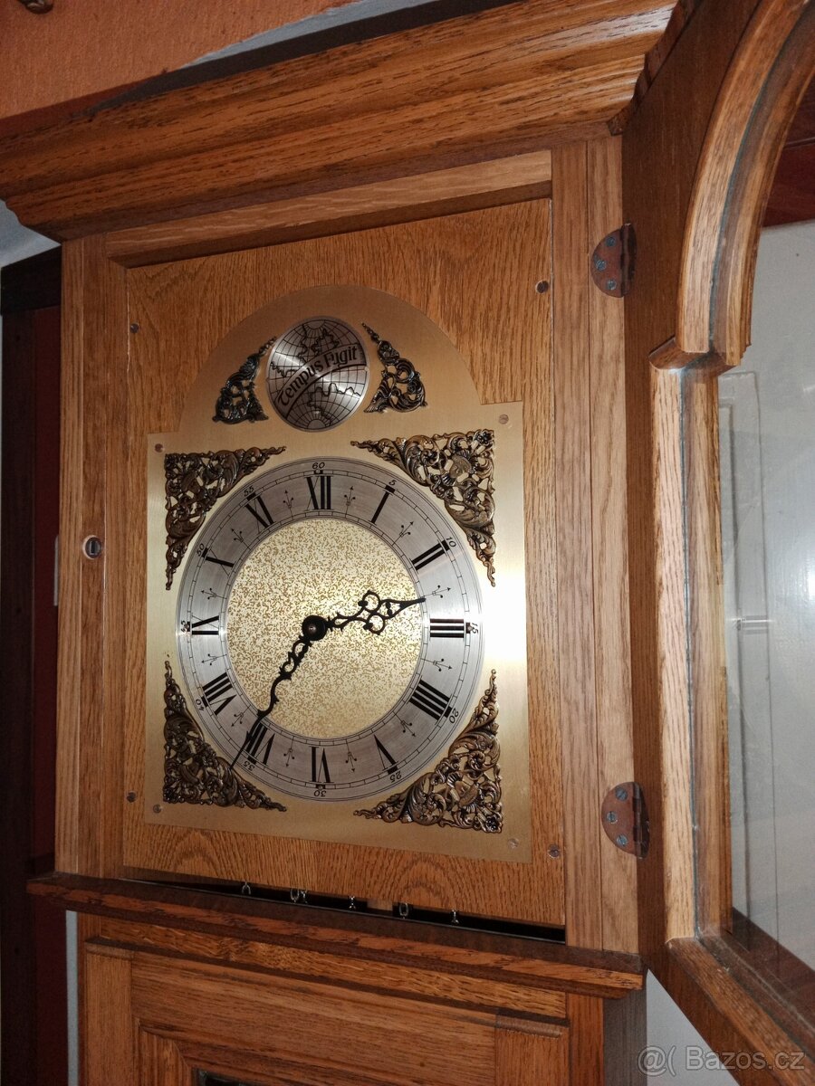 Pěkné, staré funkční třízávažové hodiny Kienzle- Big Ben, - 5