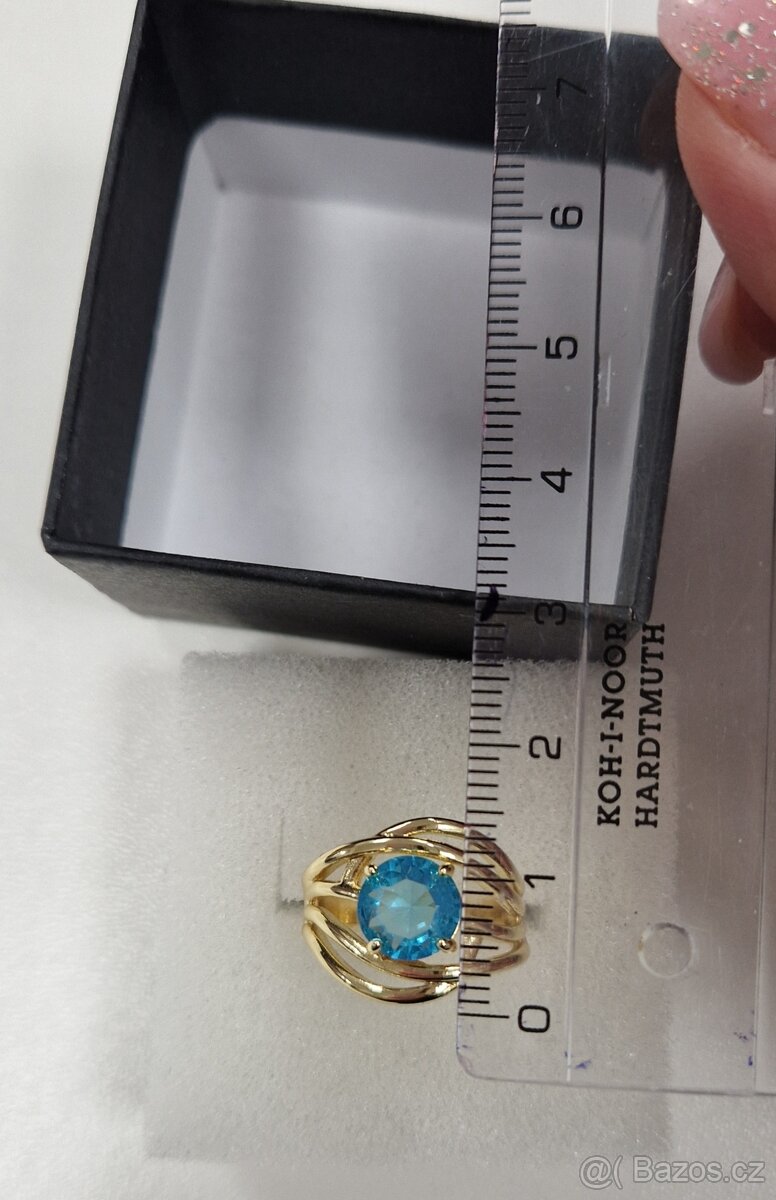 Krásný pozlacený prsten Butik - 5