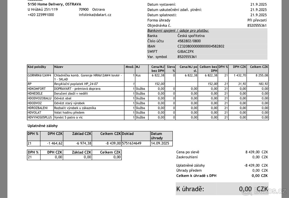 Lednička Gorenje NRK612AW4 - 5