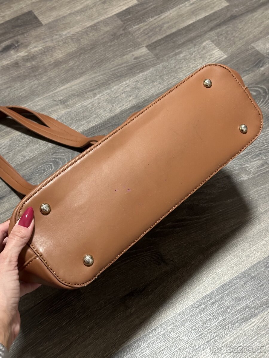 Luxusní hnědá kabelka DSUK - 5