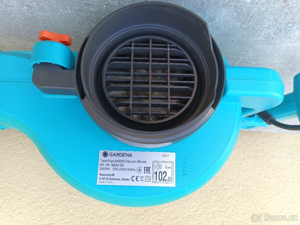 Vysavač listí zn. Gardena- 3000 W. - 5