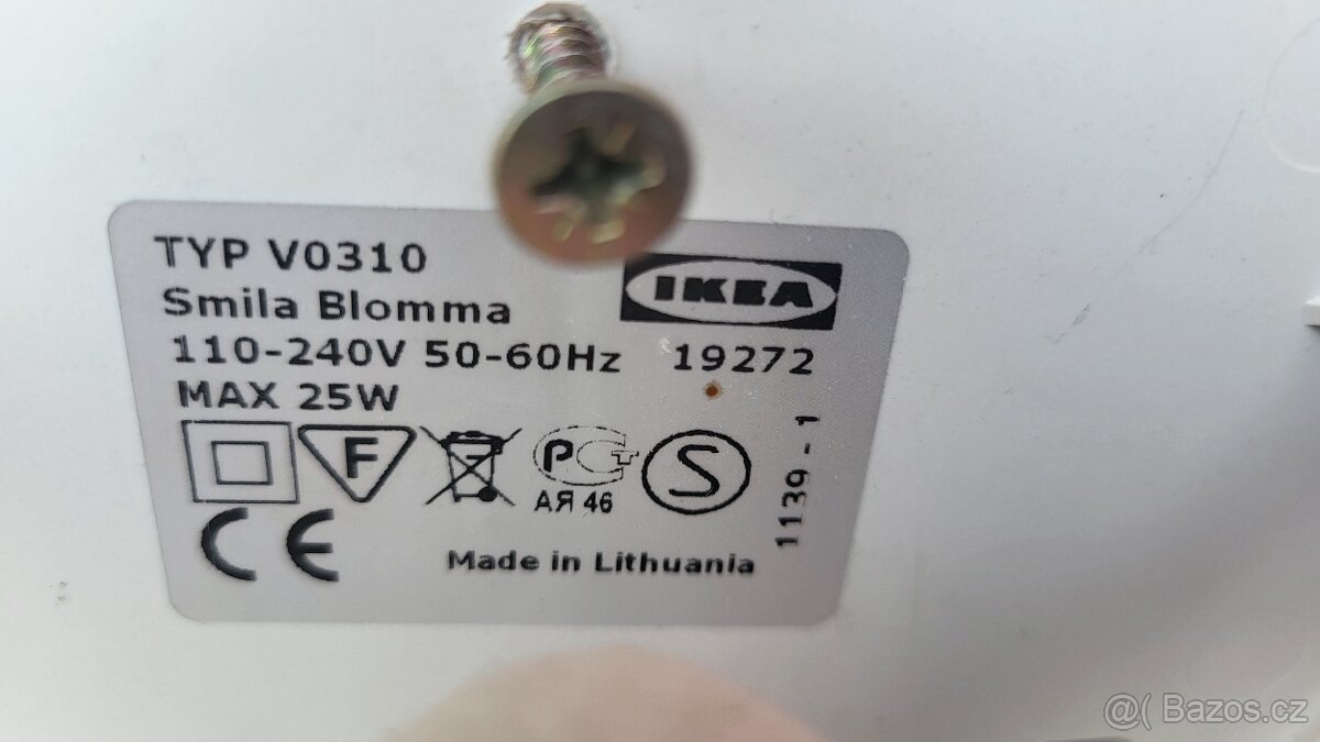 Dětské světlo / lampička s kytičkami - 5
