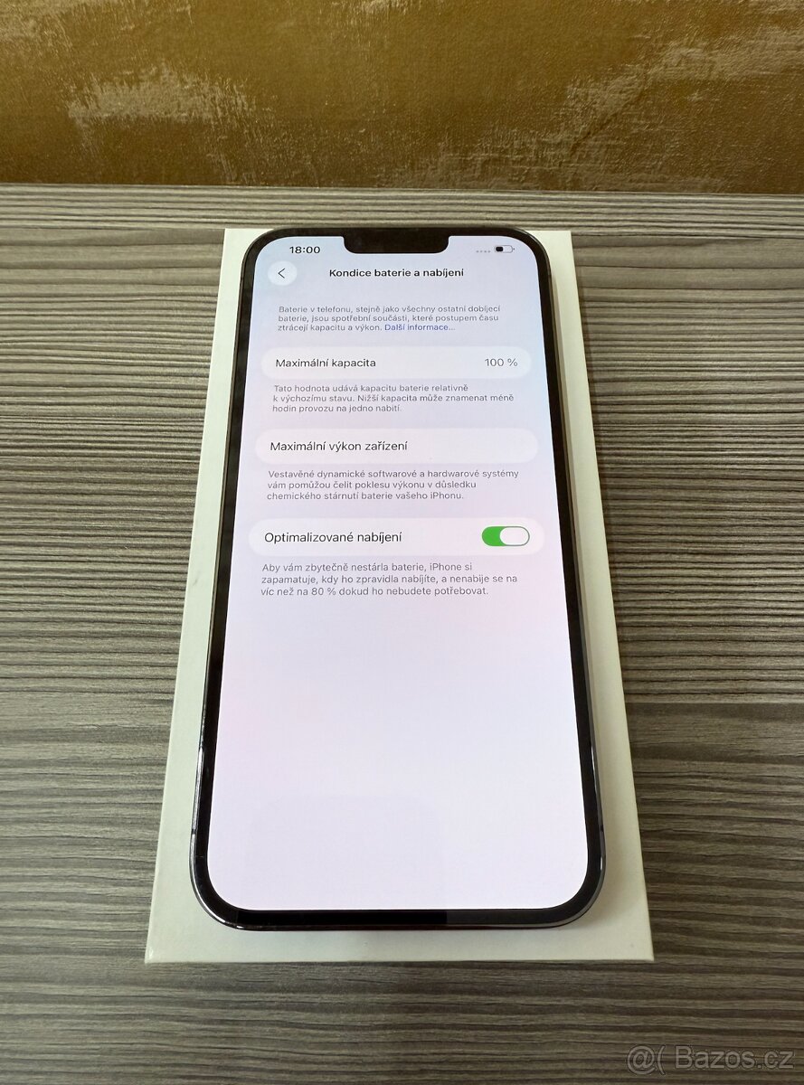 Apple iPhone 13 Pro Max 128GB modrý, baterie 100% - 5