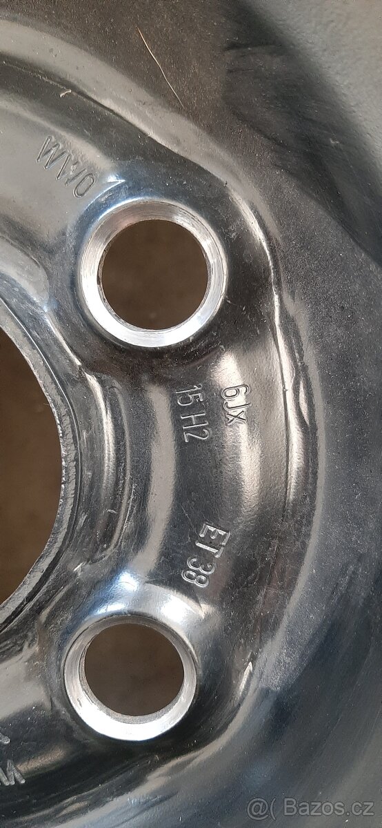 Disky+pneu+poklice 5x100 R15 - 5
