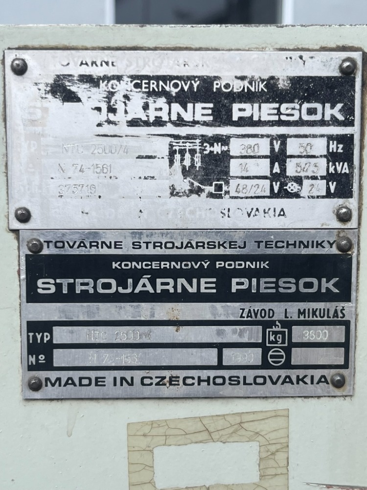 Tabulové nůžky NTC 2500/4 - 5