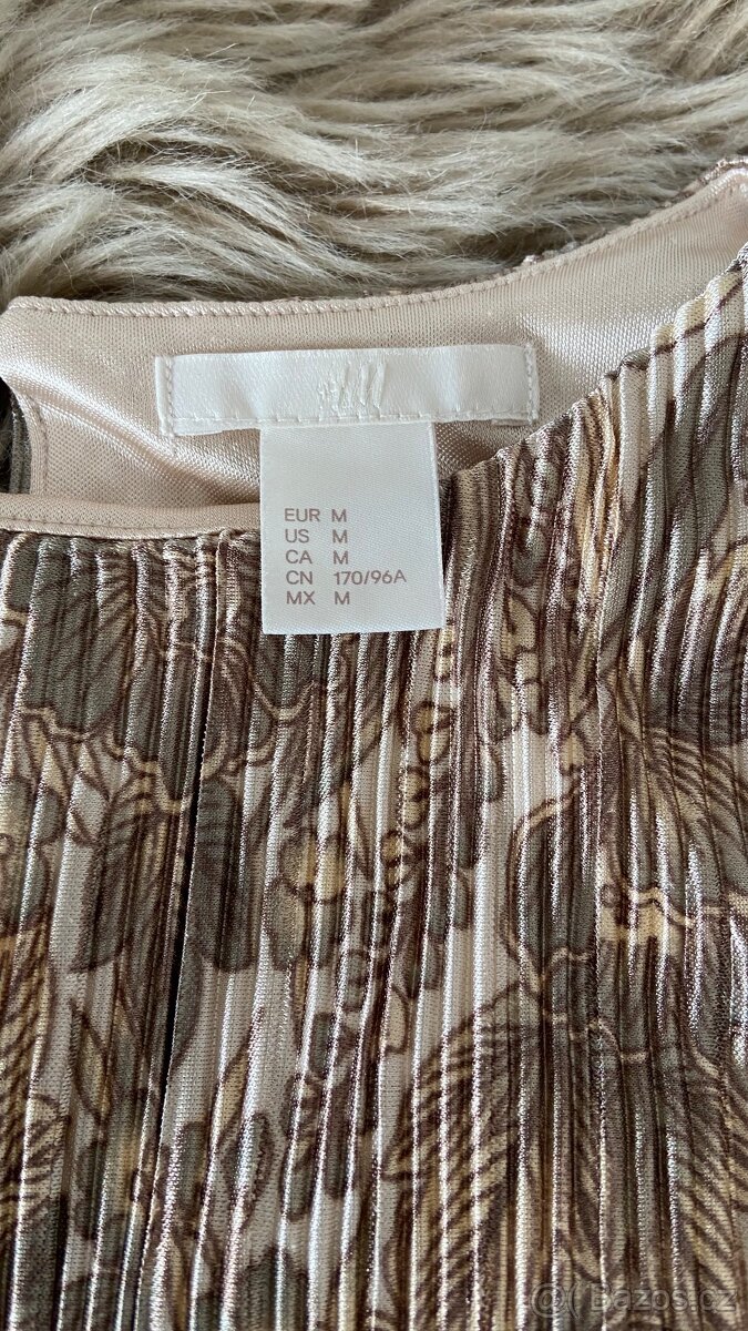 Plísované lehké šaty H&M vel.M - 5