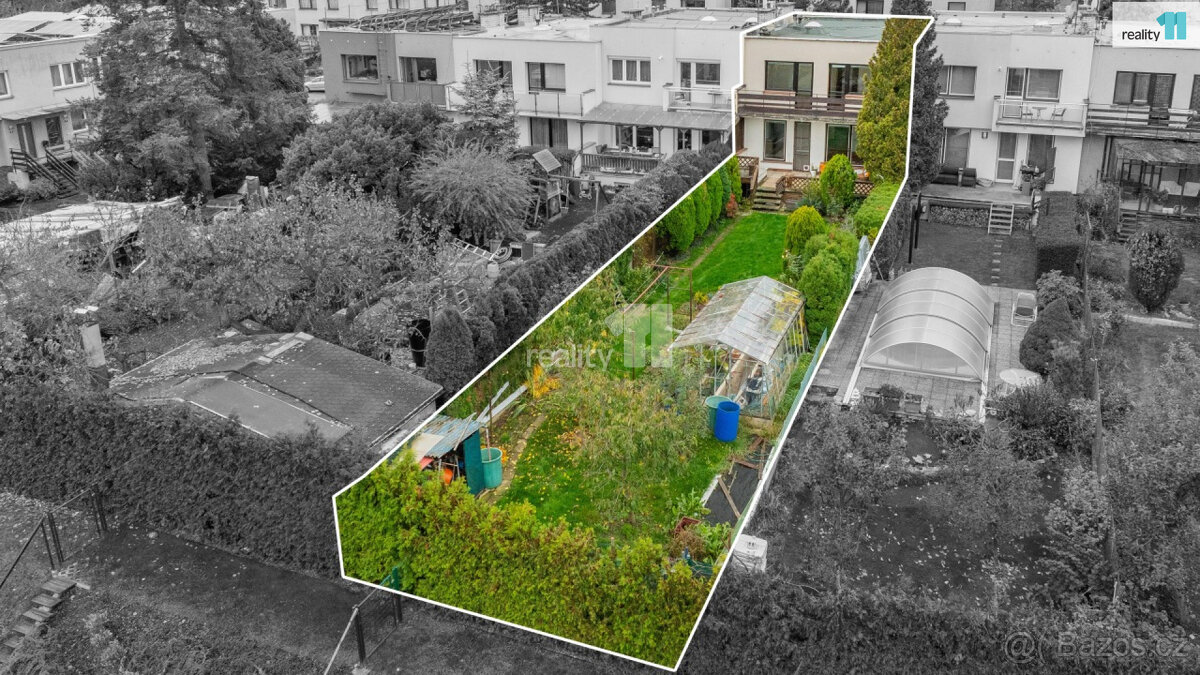 Rodinný řadový dům se zahradou u Milíčovského lesa, Praha 4 - 5