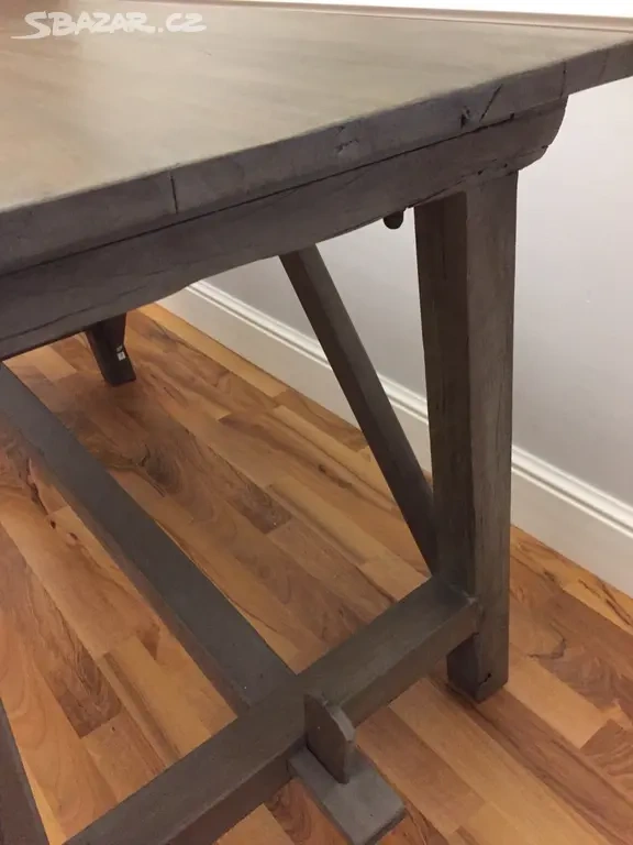 Rustikální masivní psací stůl, výrobce Loberon - 5