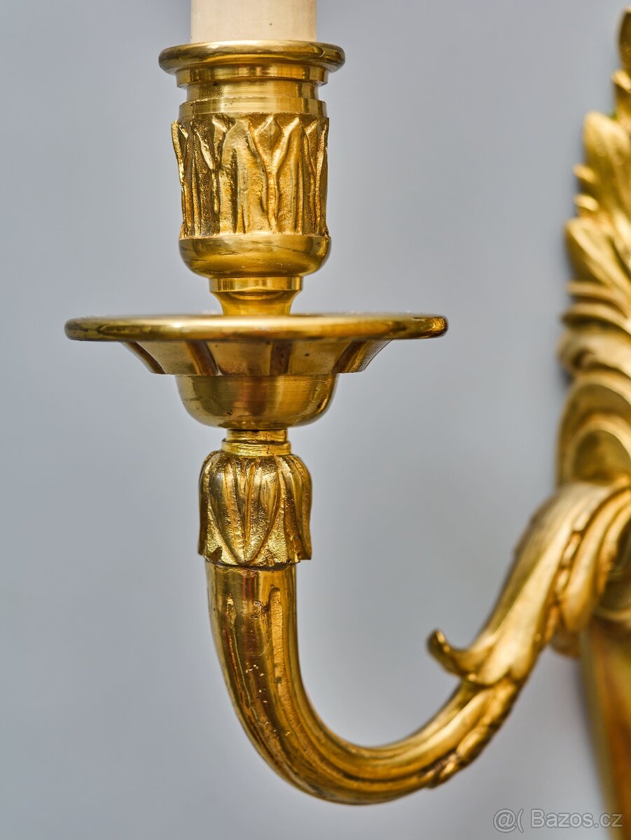 Novoklasicistní nástěnné lampa v 42 cm - 5