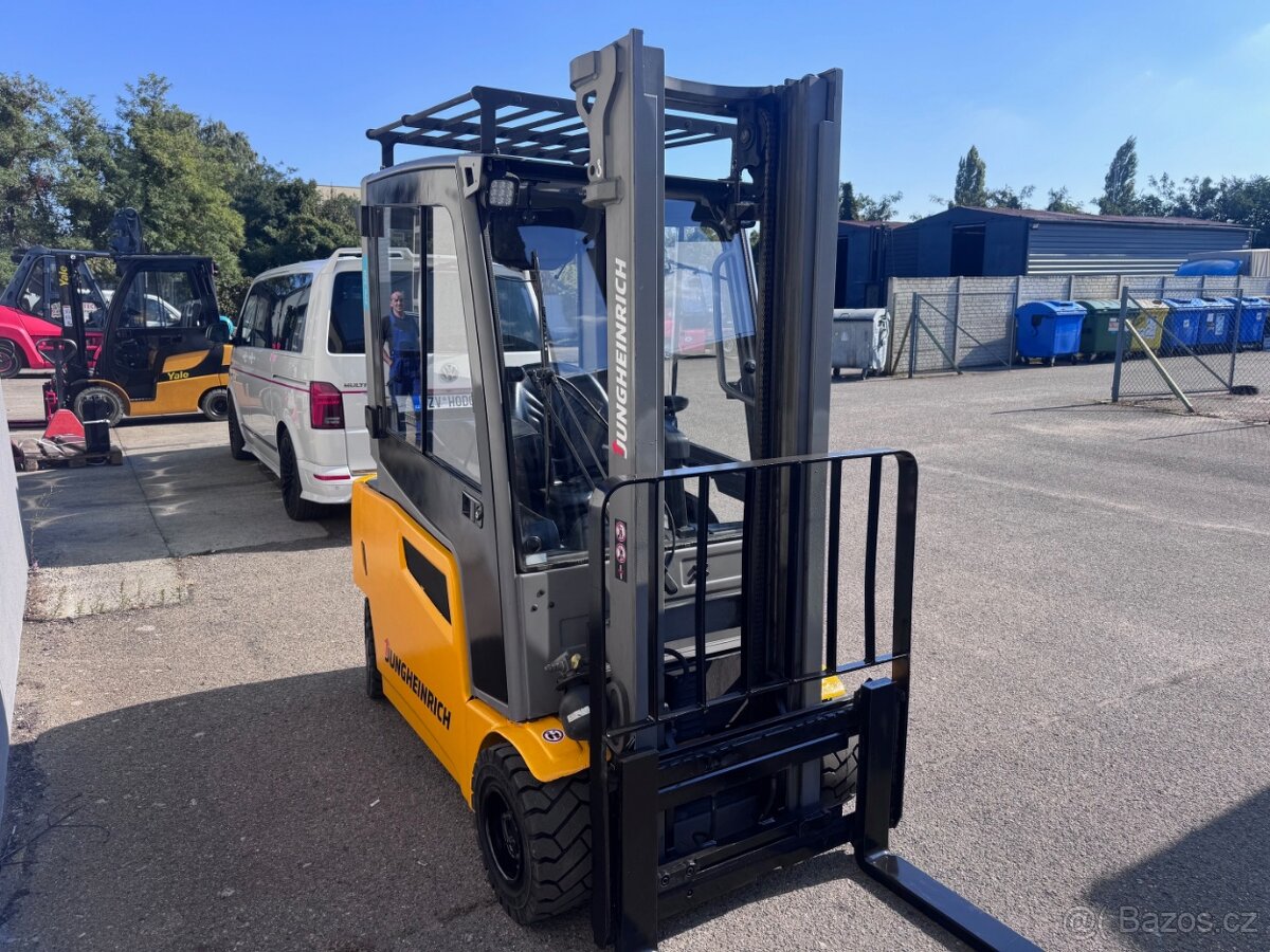 Vysokozdvižný vozík Jungheinrich 2t AKU kabina TOP - 5