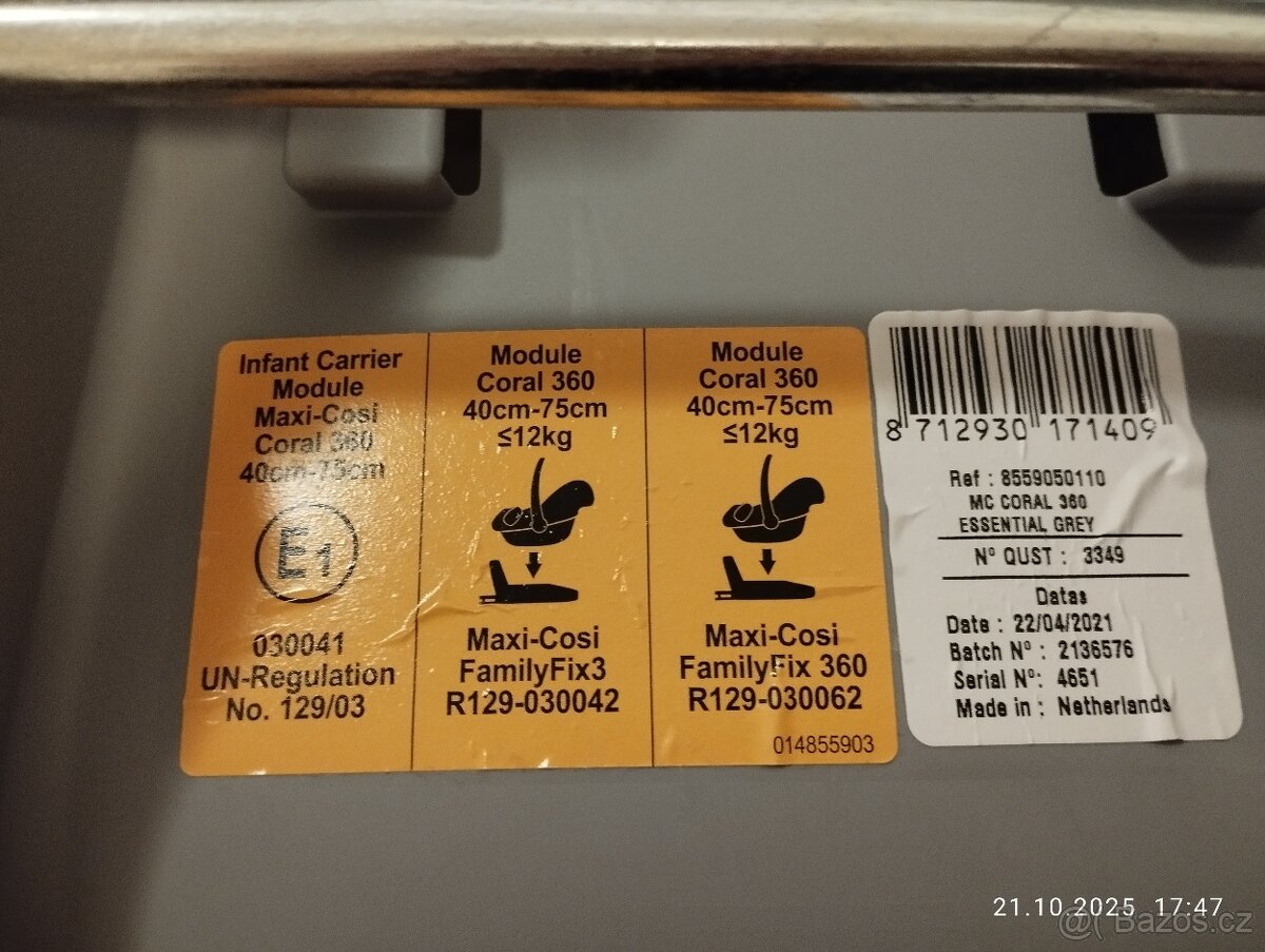 maxi cosi coral 360 - 5