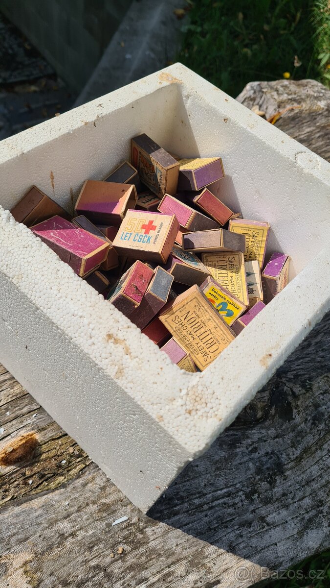 Krabičky od sirek Československo cca 70 léta - 5