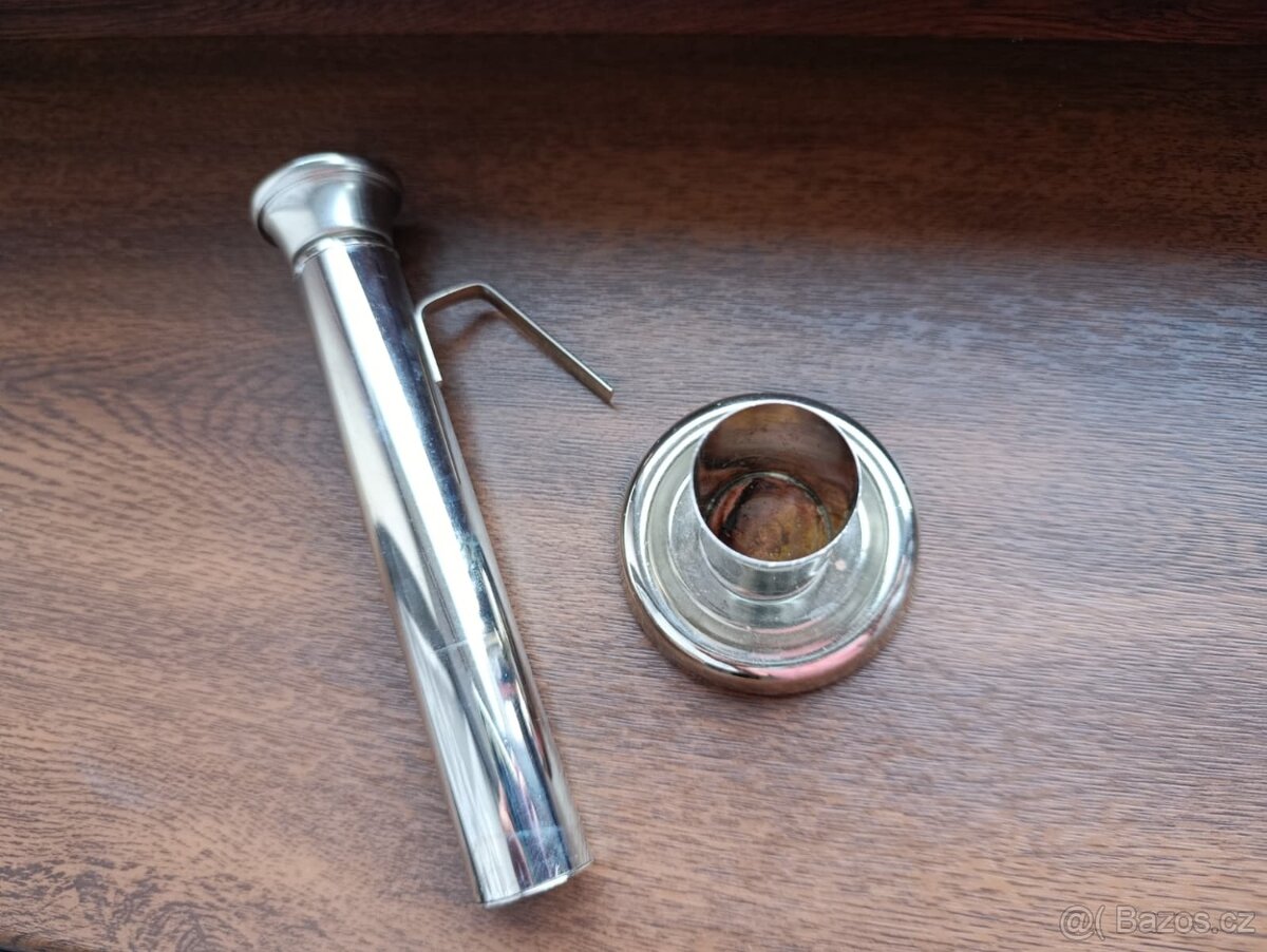 Starý ohříváček - ohřívač na pivo ve stojánku - 5