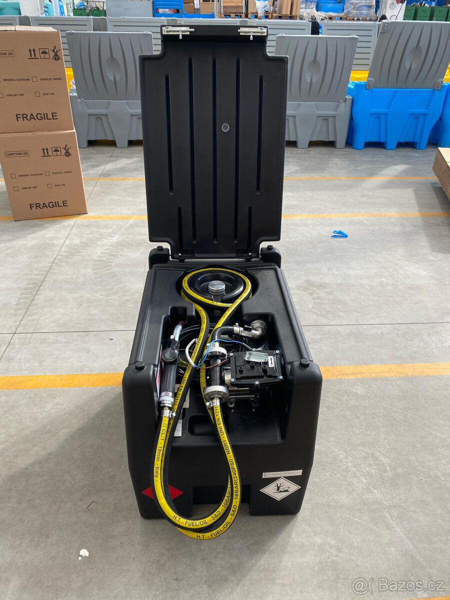 Mobilní nádrž na benzín 220Lit. – el.čerpadlo 12V ATEX - 5