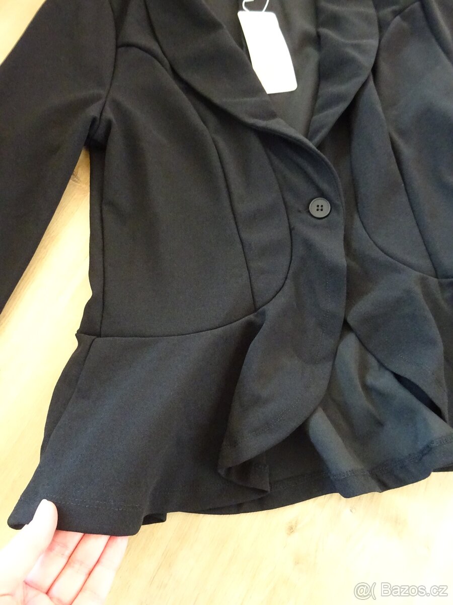 Sako, blejzr s volánovým lemem - 5