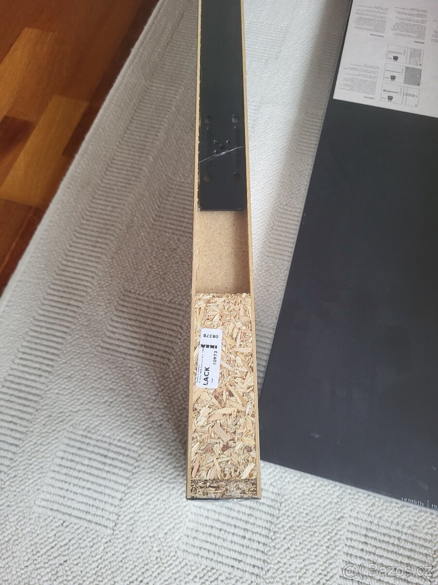 2x černé police z Ikey nové - 5