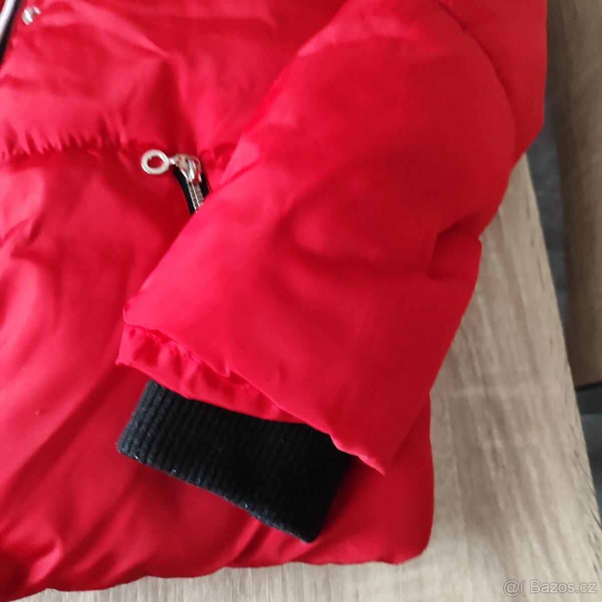 Krásná červená zimní bunda F-F vel. 152 - 5