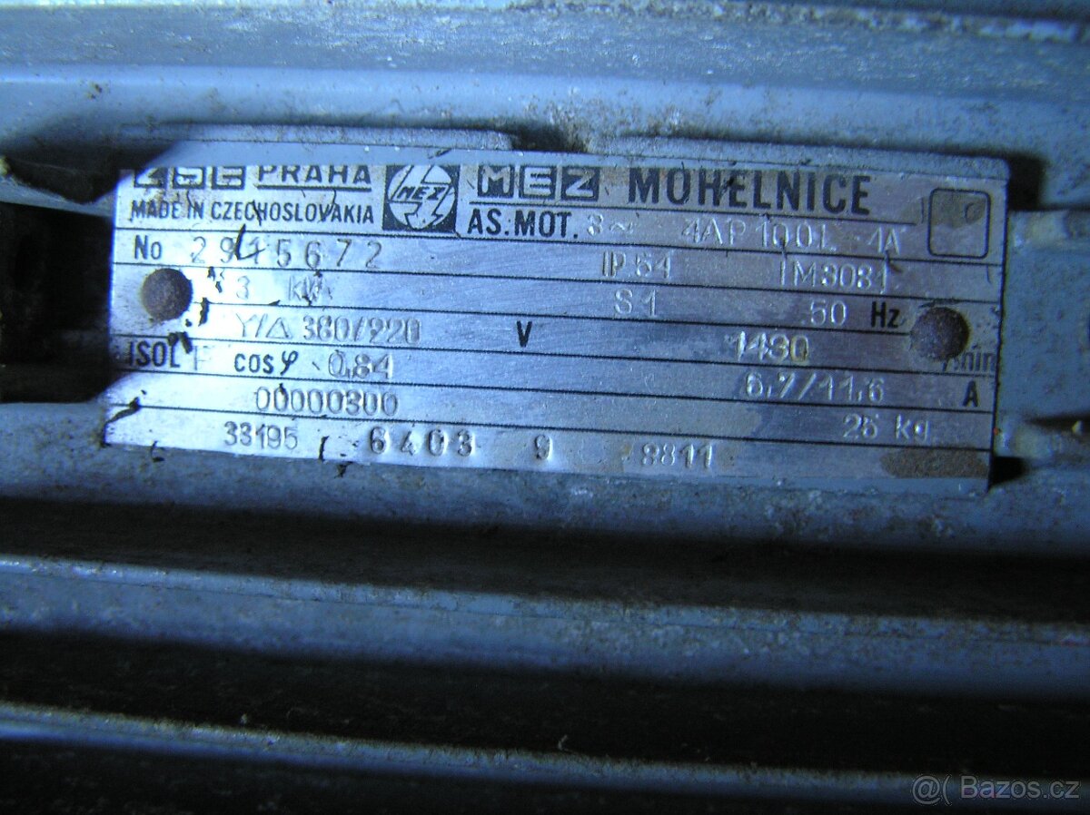 elektromotory výrobce MEZ Mohelnice - 5