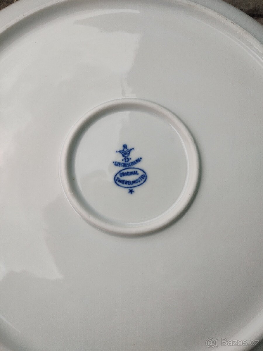 Český cibulák talíř dortový 31 cm - 5