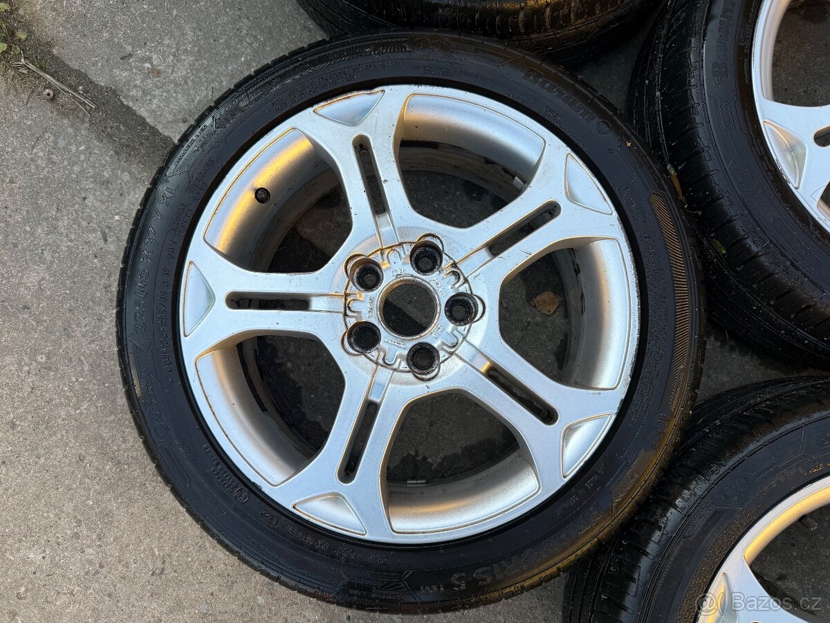 SEAT - originální alu kola 17" - 5