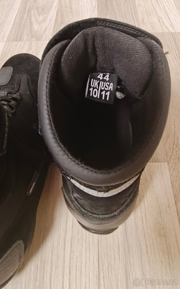 Boty na motorku Booster Run černé, 44 - 5