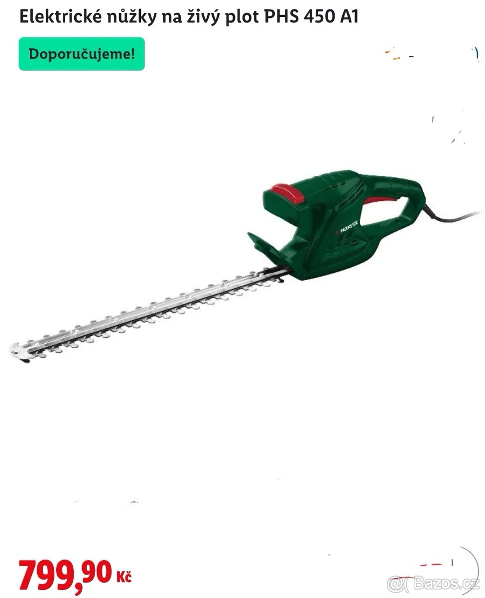 Elektrické nůžky na živý plot Parkside PHS 450 - 5