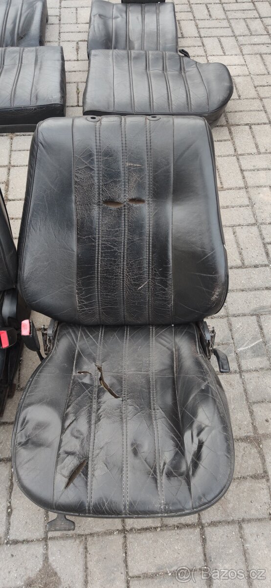 BMW e30 touring kožené sedačky sedadlá - 5
