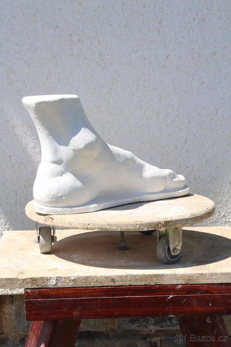 sadrový odlitek - noha (edukační pomůcka) - 5