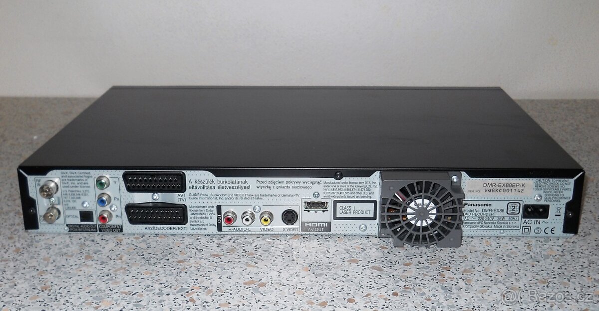 PANASONIC DMR-EX88 - 400 GB HDD, HDMI, USB - 5