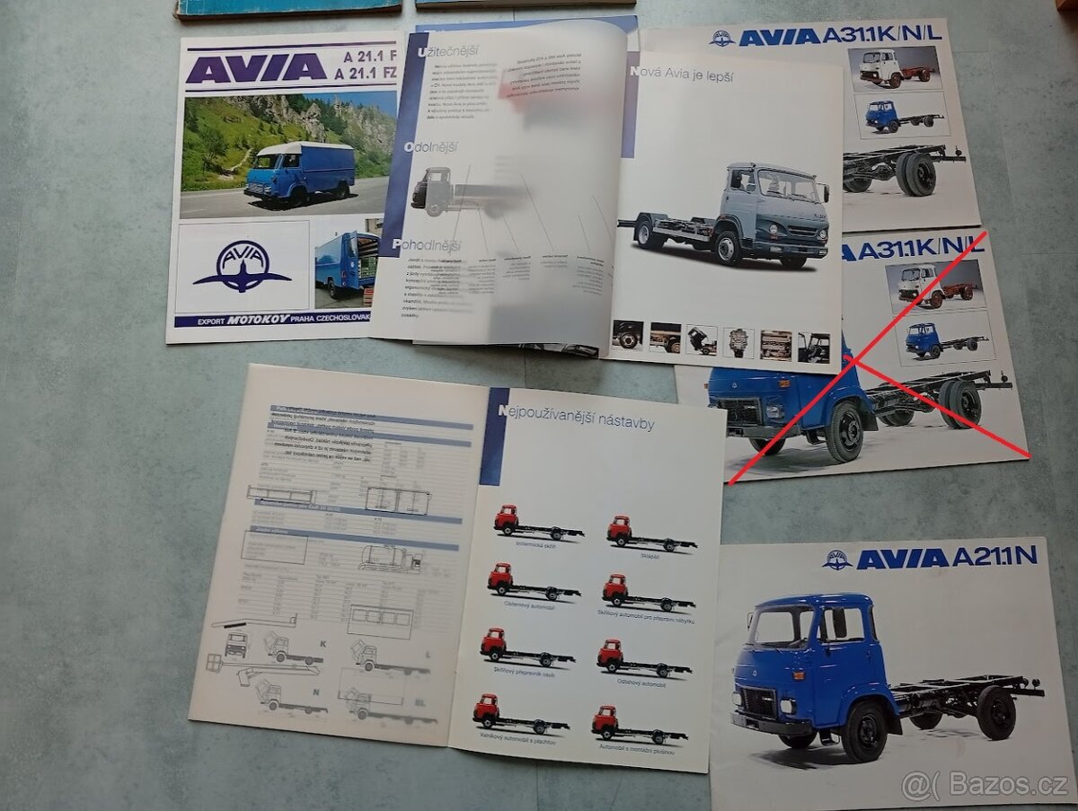 Avia 20, 30, 21, 31, 21.1, 31.1, 60, 75 - dokumentace - 5