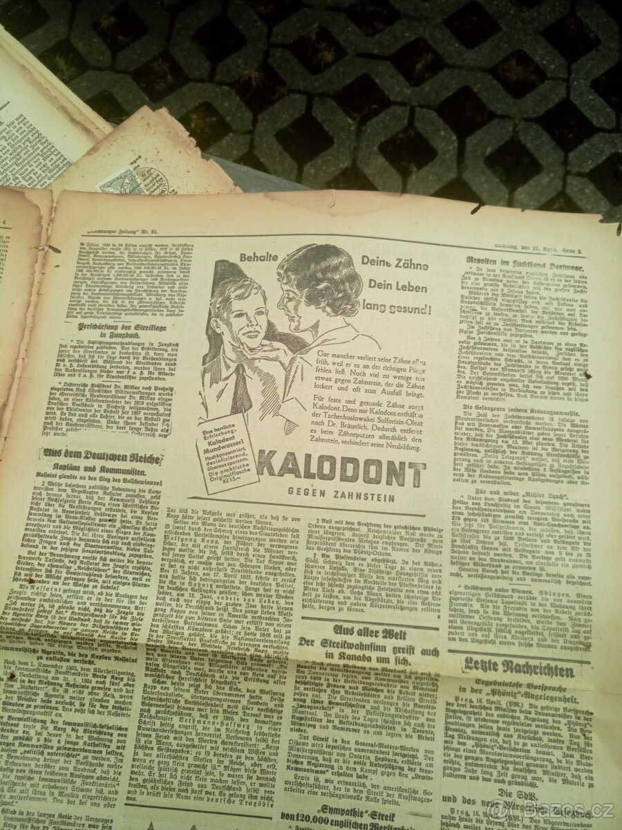 Rumburger Zeitung stare sudetske predvalecne noviny - 5