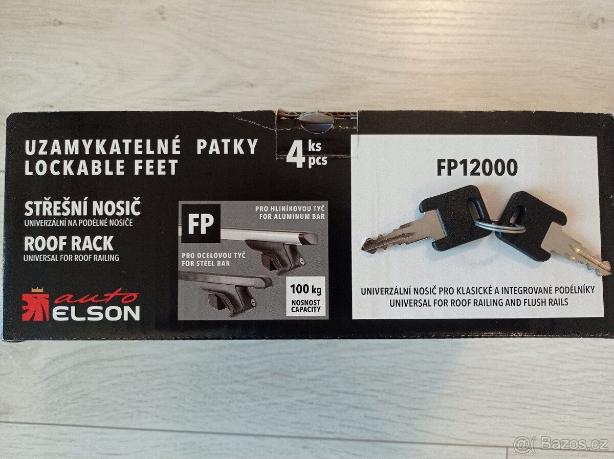 ALU střešní nosič zn. Auto Elson na klasické a integrované p - 5