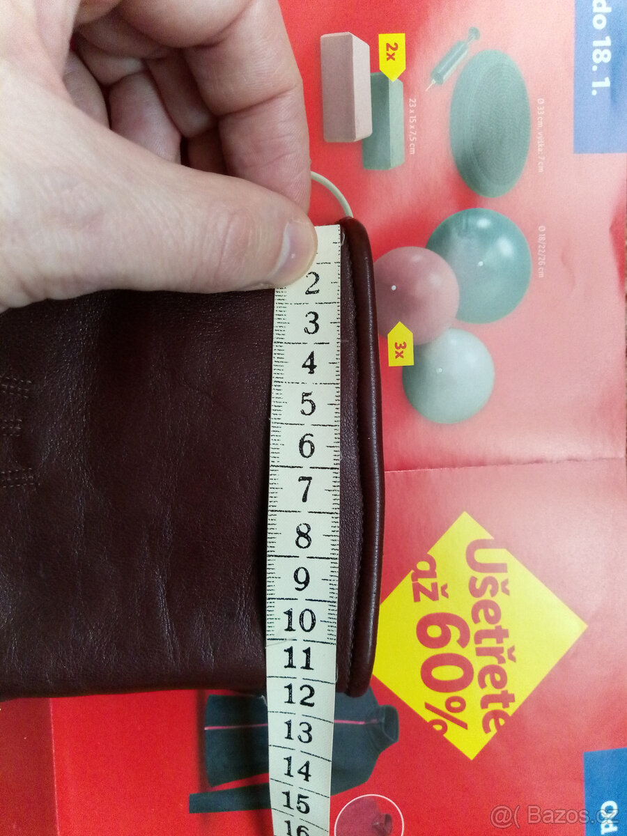 Rukavice kožené zimní s beránkem - 5