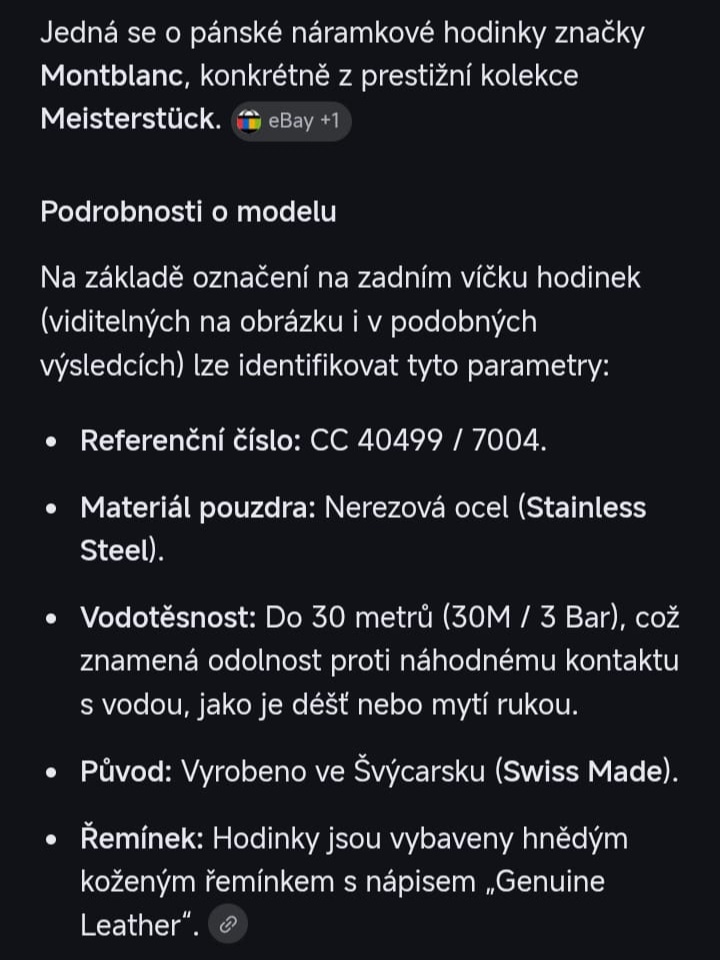 Panske hodinky Montblanc - 5