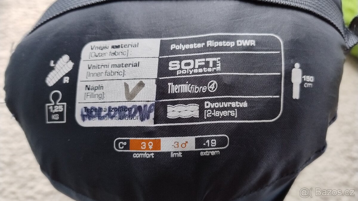 Dětský spacák Pinguin Mistral Junior zelený - 5